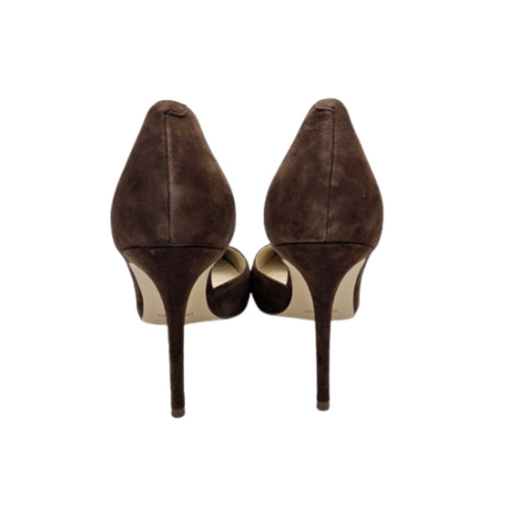 Women’s Nine West Folowe D’Orsay Pointed Toe Pumps – Brown Suede – Size 11 - Picture 7 of 9